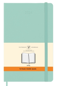 Victoria's Journals 2024 Classic Günlük Ajanda 13x21 Açık Mavi 1746 - Thumbnail