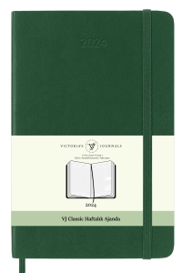 Victoria's Journals 2024 Classic Haftalık Ajanda A4 Yeşil 1494 - Thumbnail