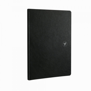Victoria's Journals A5 Zipper Folder Çizgili Defter Siyah 7365 - Thumbnail
