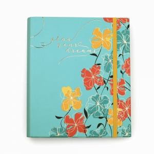 Victoria's Journals Flowers Süresiz Planlayıcı Ajanda 17x24 cm 8515 - Thumbnail
