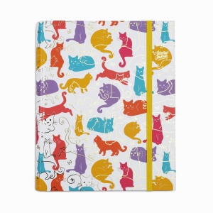 Victoria's Journals Kawaii Cats Süresiz Planlayıcı Ajanda 17x24 cm 9000 - Thumbnail