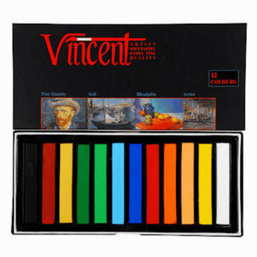 Vincent 12 Renk Toz Pastel Boya 6483