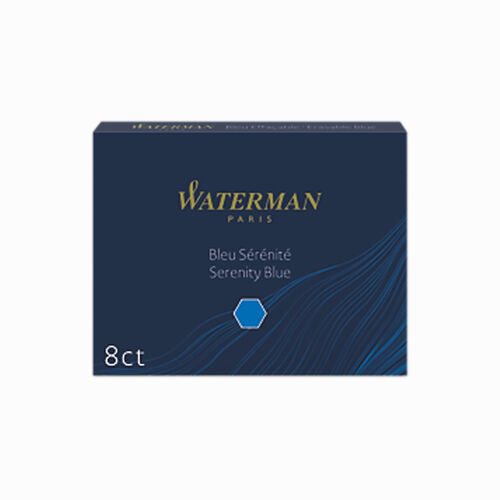 Waterman 8'li Standart Uzun Kartuş Serenity Blue 0293