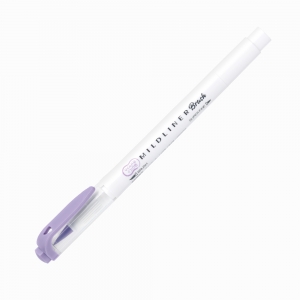 Zebra Mildliner Brush Çift Taraflı Fırça Uçlu Kalem Violet 4788 - Thumbnail
